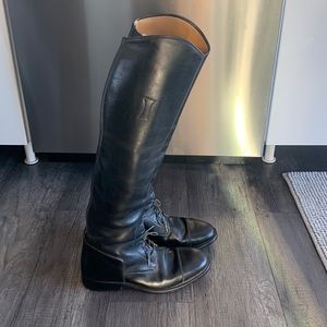 Ladies size 7.5 slim calf  leather  English Riding Field Boots
